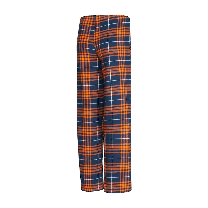 Ensemble de nuit Concepts Sport Navy Virginia Cavaliers Vector pour femme, haut et pantalon en flanelle