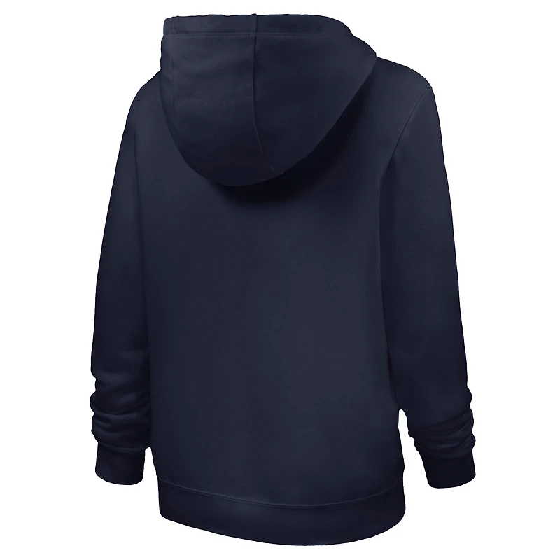 Women's Nike Navy Virginia Cavaliers Club Fleece Hoodie