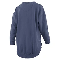 Women's Pressbox  Navy Virginia Cavaliers Blitz Long Sleeve T-Shirt