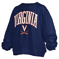 Sweat-shirt polaire Janise bleu marine des Virginia Cavaliers pour femmes, Pressbox