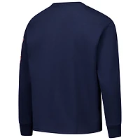 Youth Champion Navy Virginia Cavaliers Distressed Arch Over Logo Long Sleeve T-Shirt