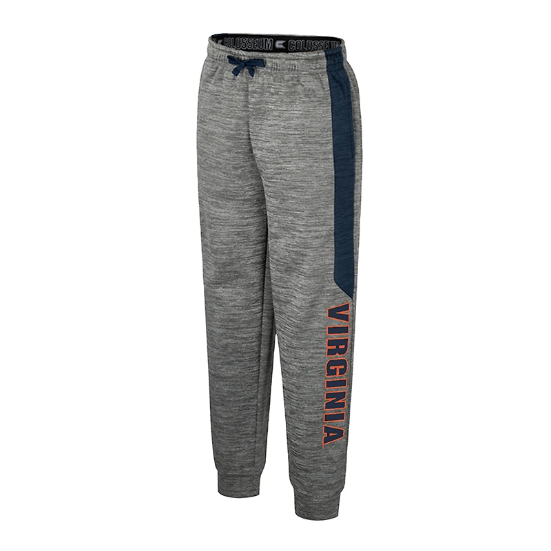 Pantalon polaire gris chiné Colosseum pour jeunes Virginia Cavaliers