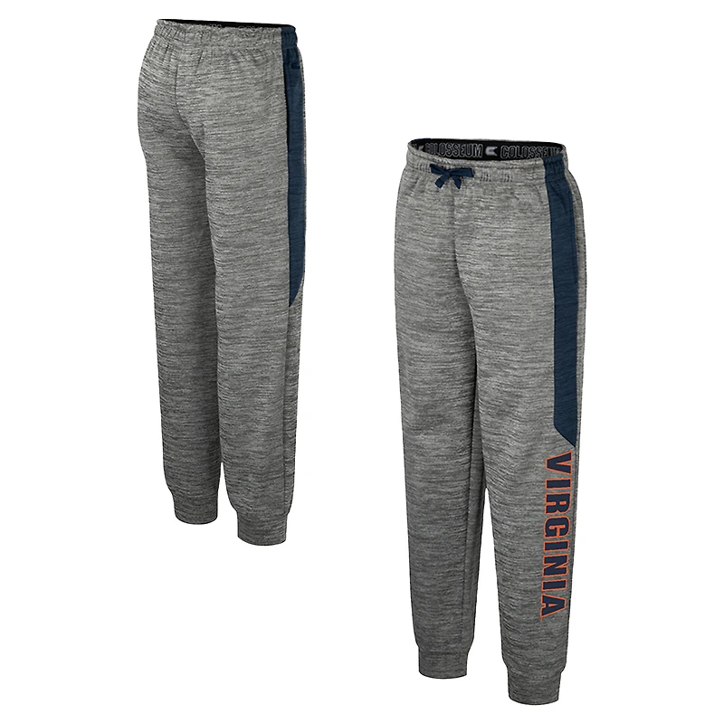 Pantalon polaire gris chiné Colosseum pour jeunes Virginia Cavaliers