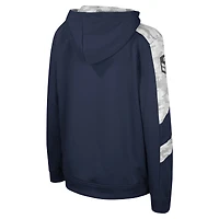 Sweat à capuche camouflage numérique Cyclone pour jeunes Colosseum Navy Virginia Cavaliers OHT