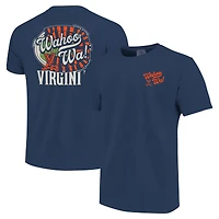 T-shirt pour jeunes des Virginia Cavaliers de la marine, couleurs confortables et hyperlocales