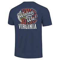 T-shirt pour jeunes des Virginia Cavaliers de la marine, couleurs confortables et hyperlocales