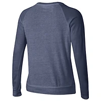 Women's Alternative Apparel Navy Virginia State Trojans Slouchy Pullover Sweatshirt