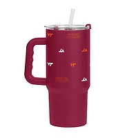 Verre à revêtement en poudre Step and Repeat de 24 oz des Virginia Tech Hokies