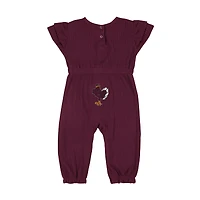 Infant Colosseum Maroon Virginia Tech Hokies Beautopia Waffle Knit Romper