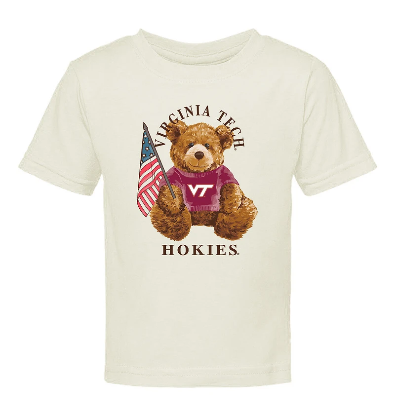 T-shirt bébé crème Virginia Tech Hokies All-American Teddi