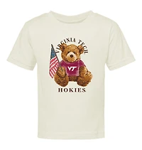 T-shirt bébé crème Virginia Tech Hokies All-American Teddi