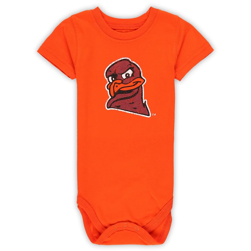 Ensemble de trois bodies pour bébé Wes & Willy Virginia Tech Hokies