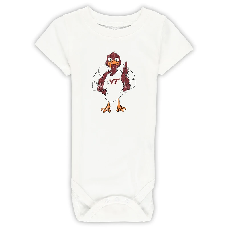 Infant Wes & Willy Virginia Tech Hokies Three-Pack Bodysuit Set