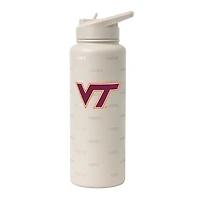 Bouteille isotherme Logo Brands Virginia Tech Hokies 34 oz Sand Ghost