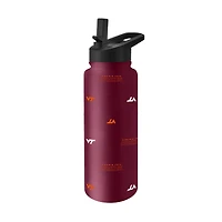 Logo Brands Virginia Tech Hokies 34oz. Steep and Repeat Quencher Bottle