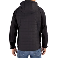 Men's Cutter & Buck  Black Virginia Tech Hokies Rainier Eco Hybrid PrimaLoft Raglan Full-Zip Jacket