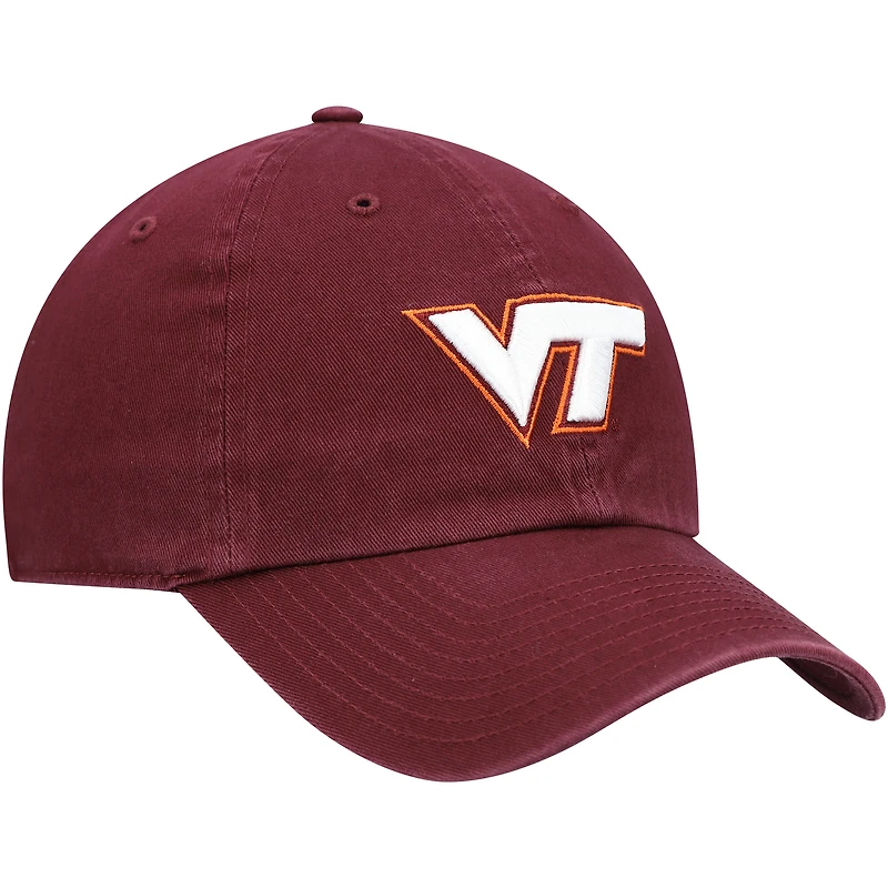 Men's '47 Maroon Virginia Tech Hokies Clean Up Adjustable Hat