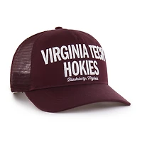 Men's '47 Maroon Virginia Tech Hokies Contemporary Hitch Trucker Adjustable Hat
