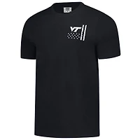 T-shirt noir à superposition de camouflage Virginia Tech Hokies OHT pour homme