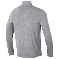 Men's Champion Heathered Gray Virginia Tech Hokies Field Day Team Quarter-Zip Jacket