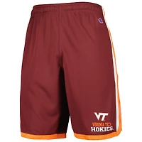 Short de basketball Champion Virginia Tech Hokies pour homme, bordeaux