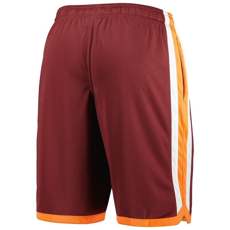 Short de basketball Champion Virginia Tech Hokies pour homme, bordeaux