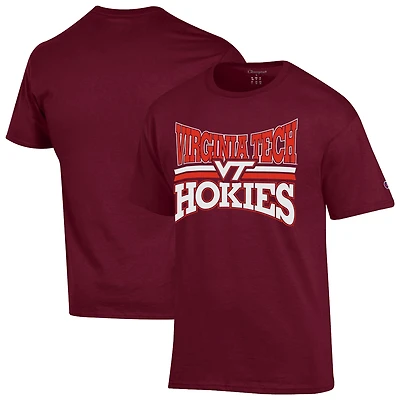 Men's Champion Maroon Virginia Tech Hokies Team Zoom T-Shirt