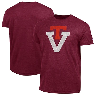 Men's Champion Maroon Virginia Tech Hokies Vintage Triumph Tri-Blend T-Shirt