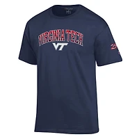 Men's Champion Navy Virginia Tech Hokies Americana 250th Arch T-Shirt