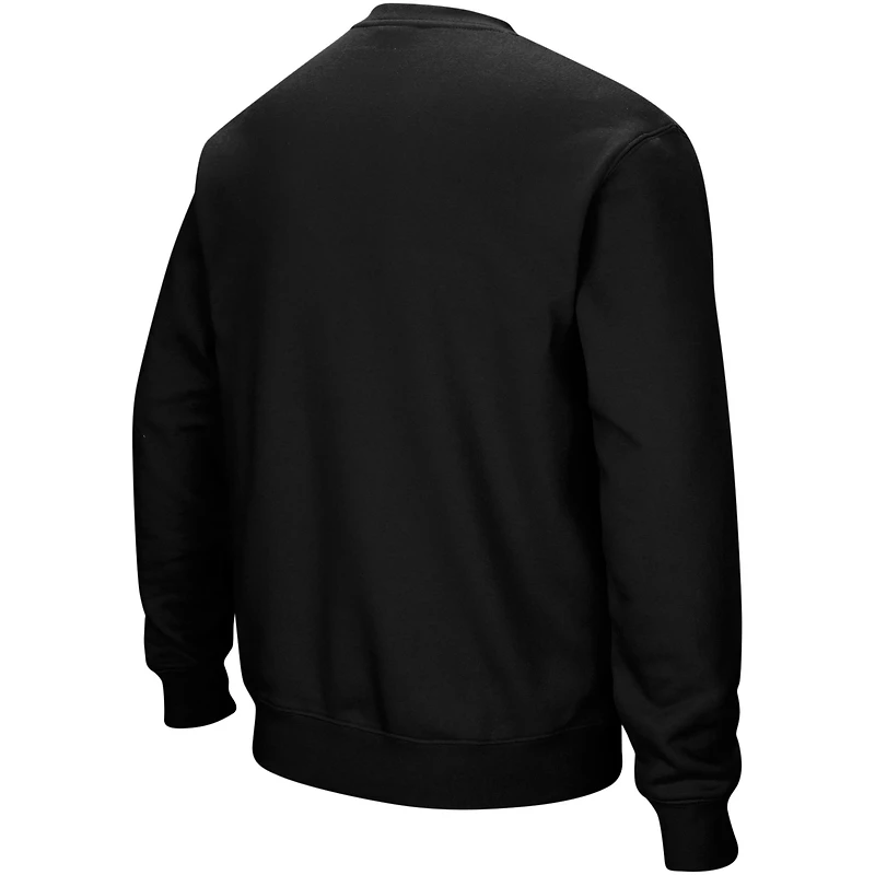 Men's Colosseum Virginia Tech Hokies Arch & Logo Crew Neck Sweatshirt