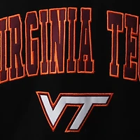 Men's Colosseum Virginia Tech Hokies Arch & Logo Crew Neck Sweatshirt