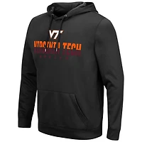 Men's Colosseum Black Virginia Tech Hokies Lantern Pullover Hoodie