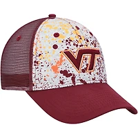 Colosseum gris/marron Virginia Tech Hokies Love Fern Trucker Snapback Hat pour homme