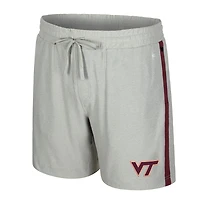 Short Mac gris Colosseum pour homme des Virginia Tech Hokies
