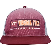 Casquette Snapback Virginia Tech Hokies Colosseum marron/gris pour homme