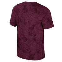 Men's Colosseum Maroon Virginia Tech Hokies Floral Printed T-Shirt
