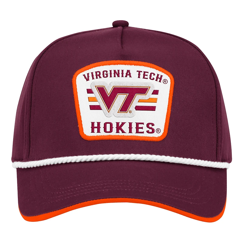 Men's Colosseum Maroon Virginia Tech Hokies Hits the Road Podium Adjustable Hat