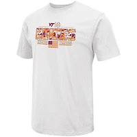 Men's Colosseum  White Virginia Tech Hokies OHT Military Appreciation Effect T-Shirt