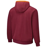 Chandail à capuchon en polaire Columbia Maroon Virginia Tech Hokies Flanker pour hommes