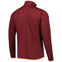 Haut à demi-glissière Omni-Wick Park View Virginia Tech Hokies Columbia marron pour homme