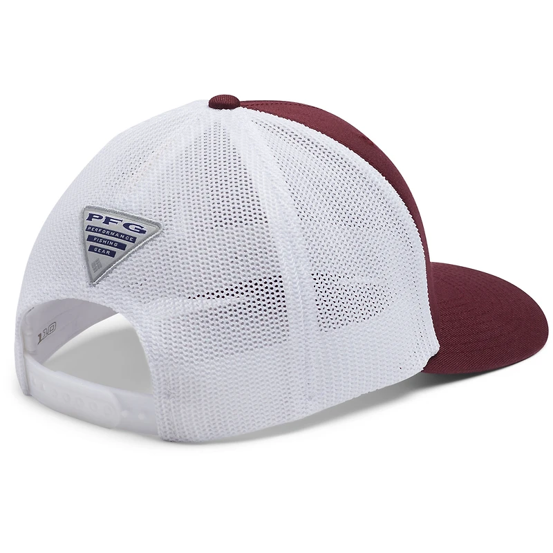 Casquette réglable Columbia Maroon Virginia Tech Hokies PFG Snapback pour hommes