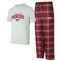 Ensemble de nuit Concepts Sport Virginia Tech Hokies pour homme, haut et pantalon