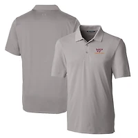 Polo extensible Forge gris pour homme des Virginia Tech Hokies, coupeur et buck, taille grande