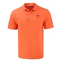 Polo Cutter & Buck Orange Virginia Tech Hokies Coastline Epic Comfort Eco Recycled pour homme