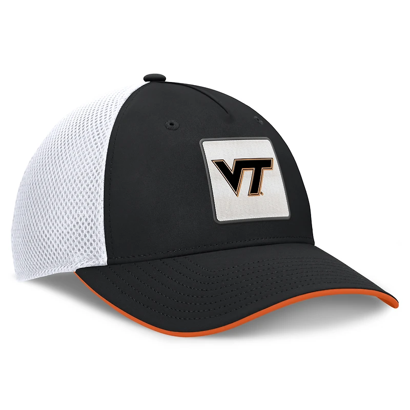 Men's Fanatics Black Virginia Tech Hokies 5-Panel Matter Flex Hat