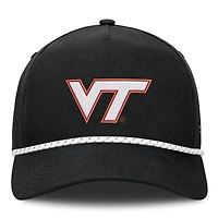 Men's Fanatics  Black Virginia Tech Hokies Undertone Rope Adjustable Hat