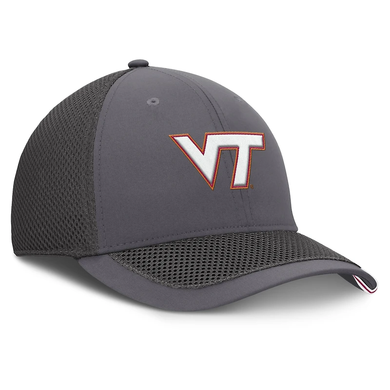 Men's Fanatics Gray Virginia Tech Hokies Clincher Flex Hat