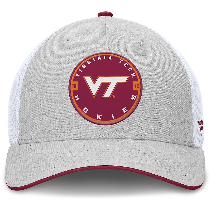 Men's Fanatics Heather Gray Virginia Tech Hokies Trigger Flex Hat