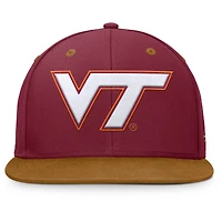 Men's Fanatics Maroon/Brown Virginia Tech Hokies NoBo Fitted Hat