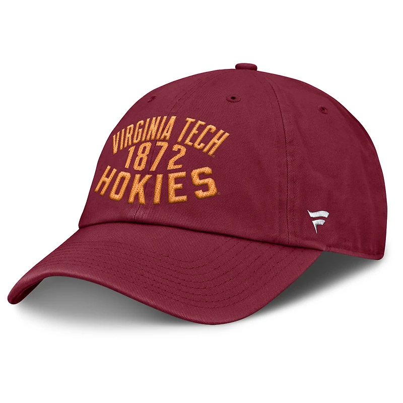 Men's Fanatics Maroon Virginia Tech Hokies Archer Adjustable Hat